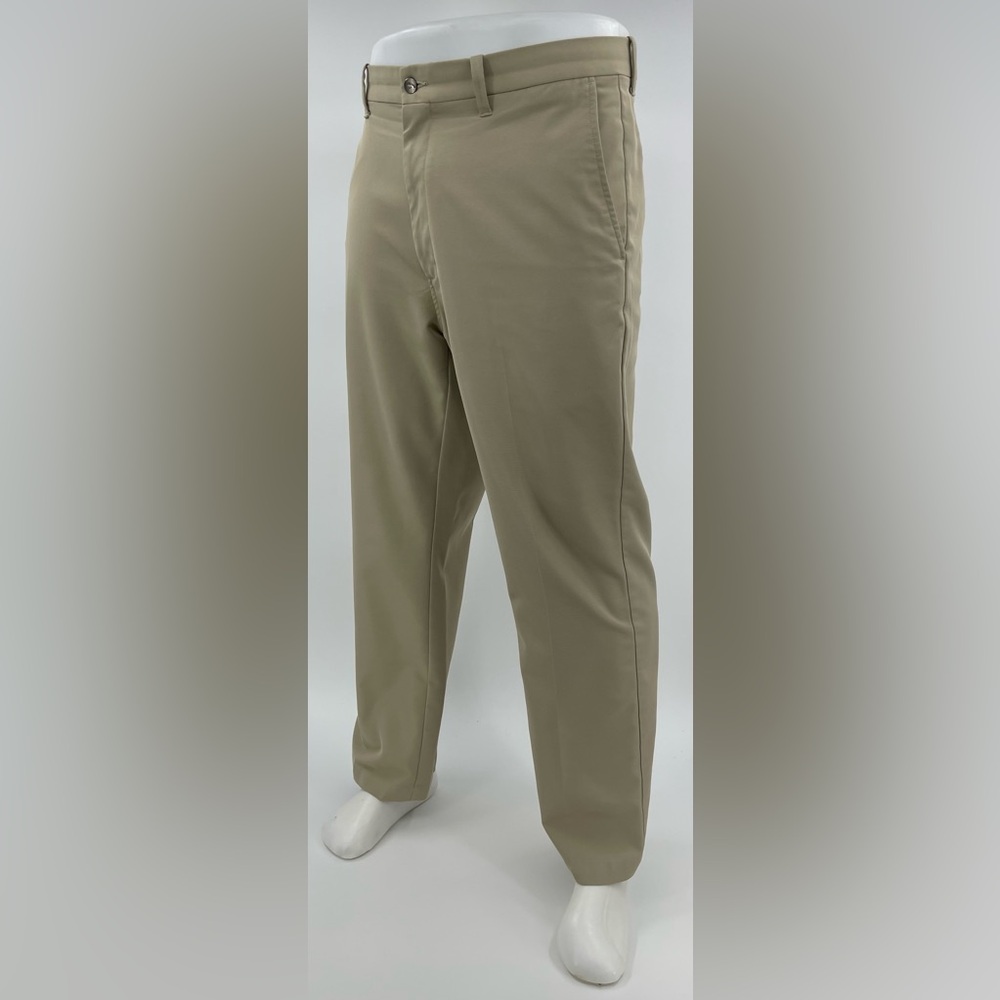Callaway Golf‎ Pants Beige Khaki Straight Leg Flat Front Stretch Men’s 36X28.5